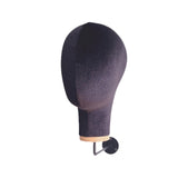Maxbell Mannequin Head Sturdy Fashion Wall Mounted Wig Stand for Salon Shopping Mall Black
