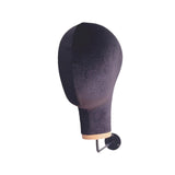 Maxbell Mannequin Head Sturdy Fashion Wall Mounted Wig Stand for Salon Shopping Mall Black