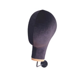 Maxbell Mannequin Head Sturdy Fashion Wall Mounted Wig Stand for Salon Shopping Mall Black