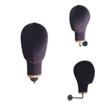 Maxbell Mannequin Head Sturdy Fashion Wall Mounted Wig Stand for Salon Shopping Mall Black