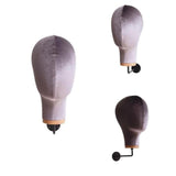 Maxbell Mannequin Head Sturdy Fashion Wall Mounted Wig Stand for Salon Shopping Mall Gray