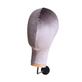 Maxbell Mannequin Head Sturdy Fashion Wall Mounted Wig Stand for Salon Shopping Mall Gray