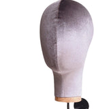 Maxbell Mannequin Head Sturdy Fashion Wall Mounted Wig Stand for Salon Shopping Mall Gray