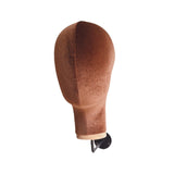 Maxbell Mannequin Head Sturdy Fashion Wall Mounted Wig Stand for Salon Shopping Mall Brown