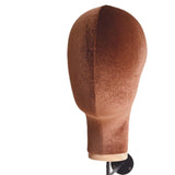 Maxbell Mannequin Head Sturdy Fashion Wall Mounted Wig Stand for Salon Shopping Mall Brown