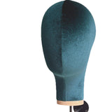 Maxbell Mannequin Head Sturdy Fashion Wall Mounted Wig Stand for Salon Shopping Mall Green