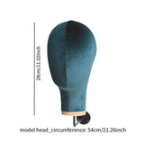 Maxbell Mannequin Head Sturdy Fashion Wall Mounted Wig Stand for Salon Shopping Mall Green