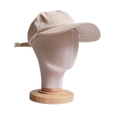 Maxbell Mannequin Head Model Sturdy Multipurpose Hat Rack for Barber Shop Home Salon Beige