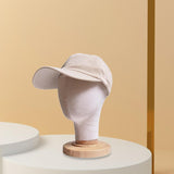 Maxbell Mannequin Head Model Sturdy Multipurpose Hat Rack for Barber Shop Home Salon Beige