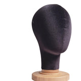 Maxbell Mannequin Head Model Sturdy Multipurpose Hat Rack for Barber Shop Home Salon Black