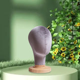 Maxbell Mannequin Head Model Sturdy Multipurpose Hat Rack for Barber Shop Home Salon Gray