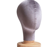 Maxbell Mannequin Head Model Sturdy Multipurpose Hat Rack for Barber Shop Home Salon Gray