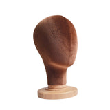 Maxbell Mannequin Head Model Sturdy Multipurpose Hat Rack for Barber Shop Home Salon Brown