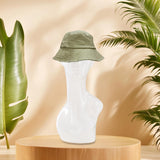 Maxbell Mannequin Head Wig Stand Ornament Hat Display Stand for Styling Jewelry Home White
