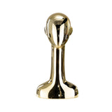 Maxbell Mannequin Head Wig Stand Ornament Hat Display Stand for Styling Jewelry Home Gold and Straight