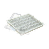 Maxbell Bead Storage Jar Portable Bead Organizer Box for Small Items Nail DIY Crafts 30 Grid