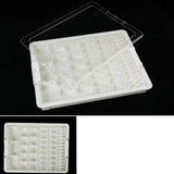 Maxbell Bead Storage Jar Portable Bead Organizer Box for Small Items Nail DIY Crafts 42 Grid