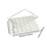 Maxbell Bead Storage Jar Portable Bead Organizer Box for Small Items Nail DIY Crafts 42 Grid