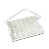Maxbell Bead Storage Jar Portable Bead Organizer Box for Small Items Nail DIY Crafts 42 Grid