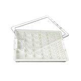 Maxbell Bead Storage Jar Portable Bead Organizer Box for Small Items Nail DIY Crafts 42 Grid