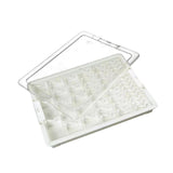 Maxbell Bead Storage Jar Portable Bead Organizer Box for Small Items Nail DIY Crafts 42 Grid