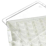 Maxbell Bead Storage Jar Portable Bead Organizer Box for Small Items Nail DIY Crafts 42 Grid