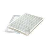 Maxbell Bead Storage Jar Portable Bead Organizer Box for Small Items Nail DIY Crafts 48 Grid