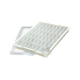 Maxbell Bead Storage Jar Portable Bead Organizer Box for Small Items Nail DIY Crafts 48 Grid