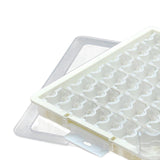 Maxbell Bead Storage Jar Portable Bead Organizer Box for Small Items Nail DIY Crafts 48 Grid