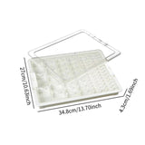 Maxbell Bead Storage Jar Portable Bead Organizer Box for Small Items Nail DIY Crafts 50 Grid