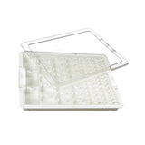 Maxbell Bead Storage Jar Portable Bead Organizer Box for Small Items Nail DIY Crafts 50 Grid