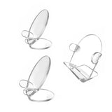 Maxbell 3Pcs Makeup Organizer Acrylic Riser for Eyeshadow Palette Perfume Countertop