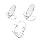 Maxbell 3Pcs Makeup Organizer Acrylic Riser for Eyeshadow Palette Perfume Countertop