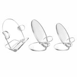 Maxbell 3Pcs Makeup Organizer Acrylic Riser for Eyeshadow Palette Perfume Countertop