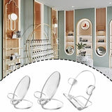 Maxbell 3Pcs Makeup Organizer Acrylic Riser for Eyeshadow Palette Perfume Countertop