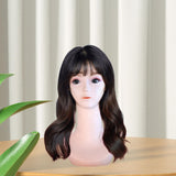 Maxbell Bald Manikin Head Multipurpose Smooth Wig Display Model for Scarves Wig Hats