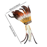 Maxbell Indian Headdress Creative Fashion Head Accessory for Holidays Dance Festival