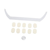 Maxbell Eyebrow Ruler Acrylic Portable Professional Eyebrow Stencil Eyebrow Template