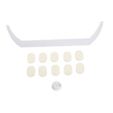 Maxbell Eyebrow Ruler Acrylic Portable Professional Eyebrow Stencil Eyebrow Template