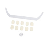 Maxbell Eyebrow Ruler Acrylic Portable Professional Eyebrow Stencil Eyebrow Template