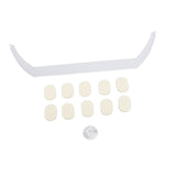 Maxbell Eyebrow Ruler Acrylic Portable Professional Eyebrow Stencil Eyebrow Template