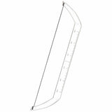 Maxbell Eyebrow Ruler Acrylic Portable Professional Eyebrow Stencil Eyebrow Template