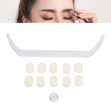 Maxbell Eyebrow Ruler Acrylic Portable Professional Eyebrow Stencil Eyebrow Template
