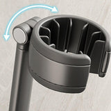 Maxbell Lazy Hair Dryer Stand Hands Free Hair Dryer Organizer for Household Bathroom Gray