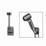 Maxbell Lazy Hair Dryer Stand Hands Free Hair Dryer Organizer for Household Bathroom Gray
