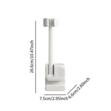 Maxbell Lazy Hair Dryer Stand Hands Free Hair Dryer Organizer for Household Bathroom White