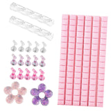 Maxbell False Nail Display Stand Makeup Nail Holders for DIY Practice Painting Nails