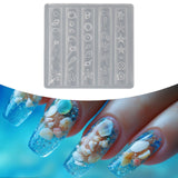Maxbell Shell Silicone Model Trendy Nail Art Model for Nail Small Items DIY Crafts