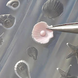 Maxbell Shell Silicone Model Trendy Nail Art Model for Nail Small Items DIY Crafts