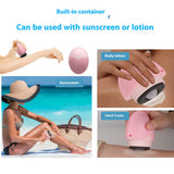 Maxbell Sunscreen Applicator with Lid Portable Washable Reusable for Swim Home Beach pink